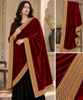Bachat House Girls Premium Velvet Shawal - D8