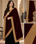 Bachat House Girls Premium Velvet Shawal - D2