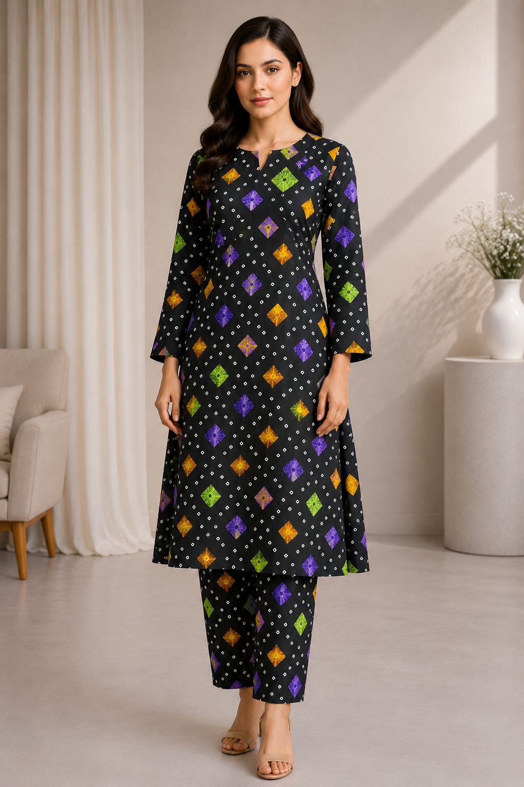 Bachat House 4-Piece Stitched Suit Deal – Random Designs