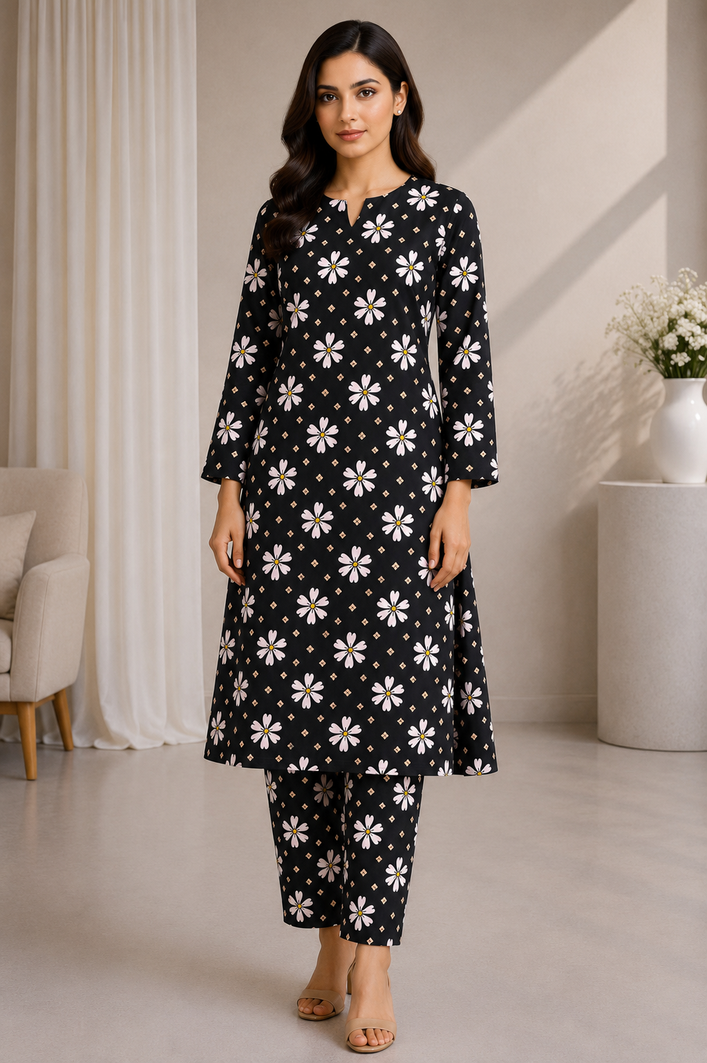 Bachat House 4-Piece Stitched Suit Deal – Random Designs